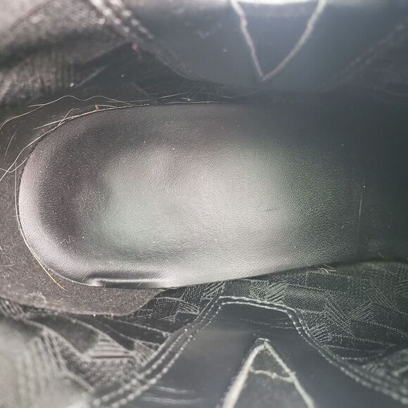 Cole Haan Alayna Slouch Womens Size 6.5 Black Suede Slouch Heeled Booties Boots - Picture 9 of 11